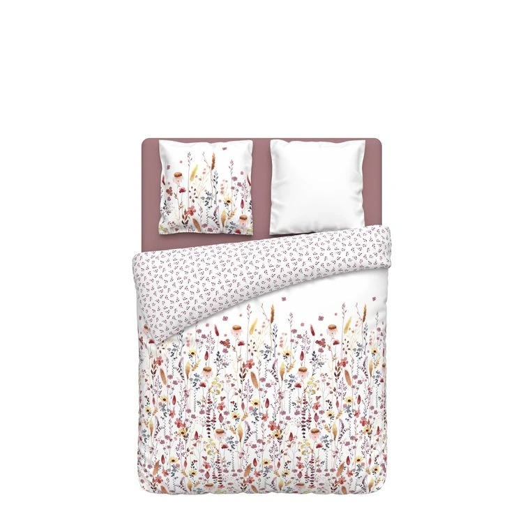 De gros 🎉 ACTUEL Parure Housse De Couette En Coton 70 Fils Motif Floral RHAMA 🎁 2 De gros 🎉 ACTUEL Parure Housse De Couette En Coton 70 Fils Motif Floral RHAMA 🎁 – Image 2