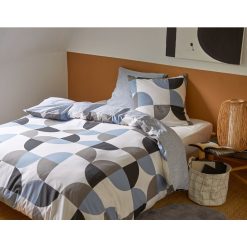 Coupon ???? Parure Housse De Couette En Coton 57 Fils SYLVIE ????