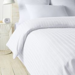 Meilleure vente ???? ACTUEL Housse De Couette Unie En Satin De Coton - Collection Permanente ????