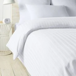 Meilleure vente 👏 ACTUEL Housse De Couette Unie En Satin De Coton - Collection Permanente 💯