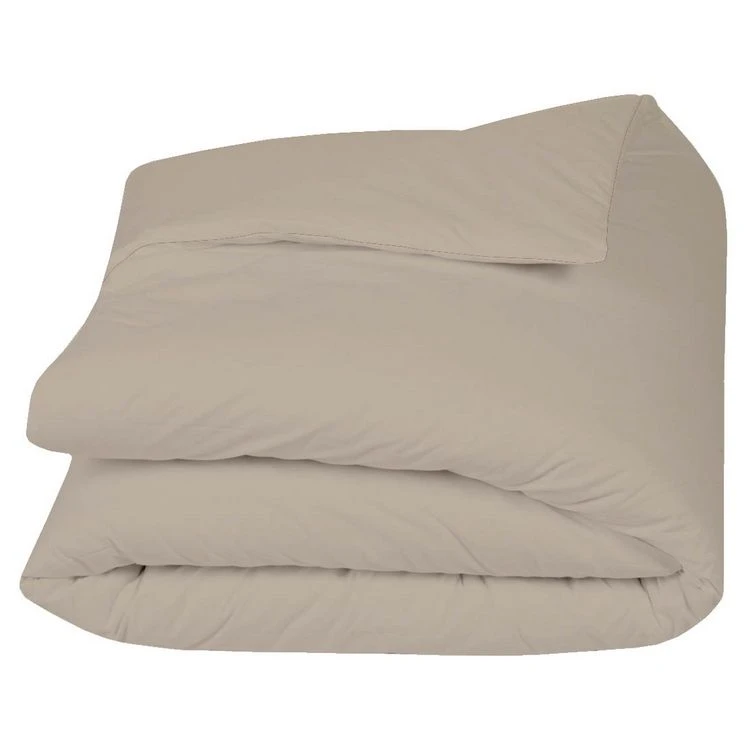 Promo 🤩 Housse De Couette Unie En Coton Bio 🌟 2 Promo 🤩 Housse De Couette Unie En Coton Bio 🌟 – Image 2