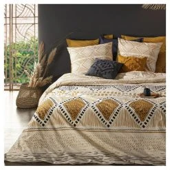 Meilleure vente 🎁 ATMOSPHERA Parure Housse De Couette En Coton 57 Fils KILIM 🔔
