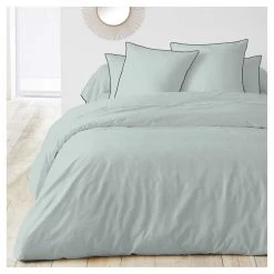 Budget ⭐ Housse De Couette Unie En Coton 65 Fils 🌟 10 Budget ⭐ Housse De Couette Unie En Coton 65 Fils 🌟 -LOLLYBEL Magasin unnamed file 1105