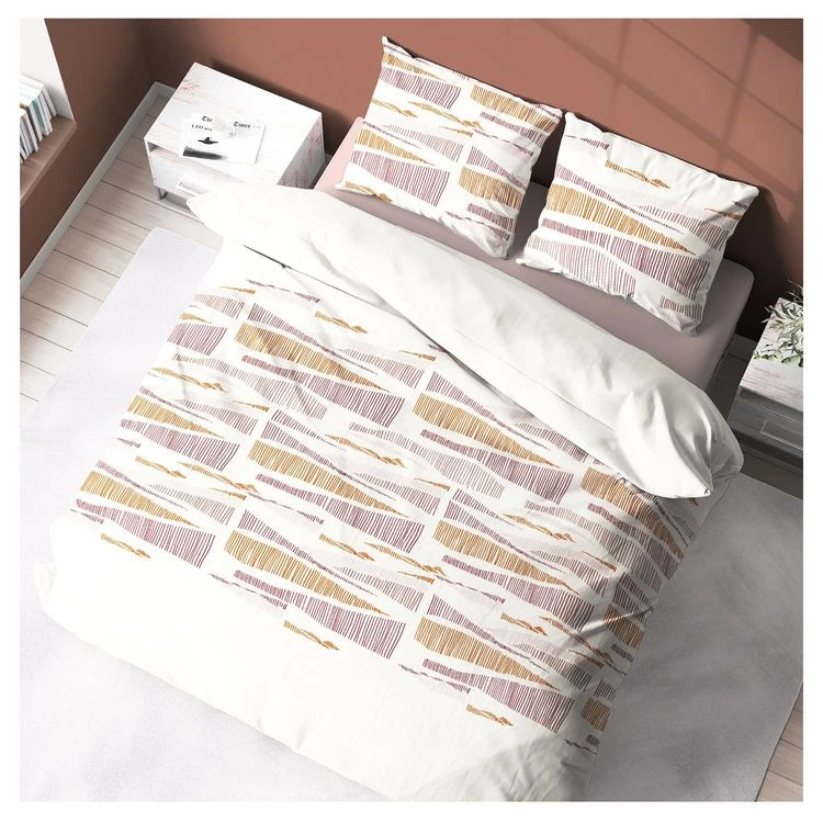 Meilleure affaire 👏 Parure Housse De Couette En Coton Motif Caillebotis FUJI 🔥 1 Meilleure affaire 👏 Parure Housse De Couette En Coton Motif Caillebotis FUJI 🔥