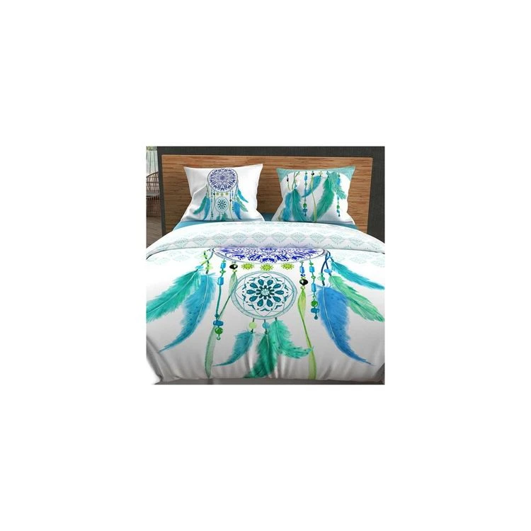 Meilleur prix ⭐ Soleil D'ocre Parure Housse De Couette Dessin Placé 240X220 Cm SONGE, 100% Coton 57 Fils/cm2 😍 2 Meilleur prix ⭐ Soleil D'ocre Parure Housse De Couette Dessin Placé 240X220 Cm SONGE, 100% Coton 57 Fils/cm2 😍 – Image 2