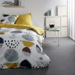 Sortie 🛒 Today Housse De Couette 240x260 Sunshine Otomno + 2 Taies 100% Coton 57 Fils 💯