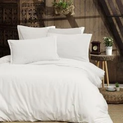 Acheter ✨ Sensei Maison Housse De Couette En Percale Lavée HOME WASHED 💯