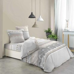 Bon marché ???? Paris Prix Parure De Drap 4 Pièces Monroe Naturel ????