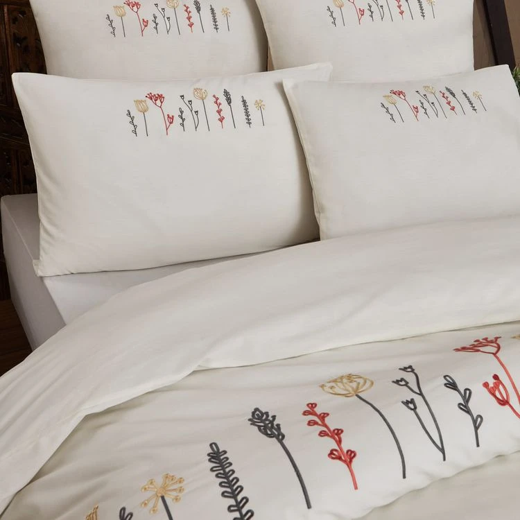 Top 10 🎉 Sensei Maison Housse De Couette Brodée En Percale De Coton FLORIALES 🎁 2 Top 10 🎉 Sensei Maison Housse De Couette Brodée En Percale De Coton FLORIALES 🎁 – Image 2