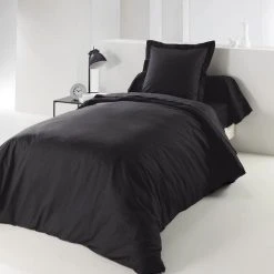 Sortie 🤩 Paris Prix Housse De Couette Lina 140x200cm Charbon 😉