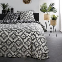 Coupon ???? Today Housse De Couette 220x240 Sunshine Mardur + 2 Taies 100% Coton 57 Fils ????