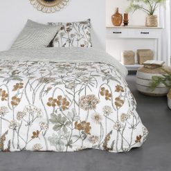 Tout neuf ???? Today Housse De Couette 220x240 Sunshine Creno + 2 Taies 100% Coton 57 Fils ????