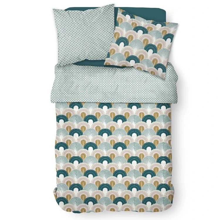 Top 10 😉 Today Housse De Couette 220x240 Sunshine Aramet + 2 Taies 100% Coton 57 Fils 👍 2 Top 10 😉 Today Housse De Couette 220x240 Sunshine Aramet + 2 Taies 100% Coton 57 Fils 👍 – Image 2