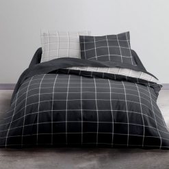 Vente flash ???? Today Housse De Couette 220x240 Winter Meteor + 2 Taies 100% Coton 57 Fils ????
