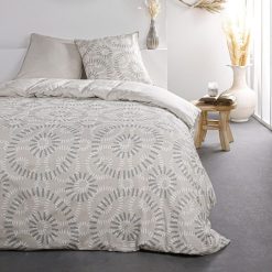 Bon marché ???? Today Housse De Couette 220x240 Sunshine Tanega + 2 Taies 100% Coton 57 Fils ⌛