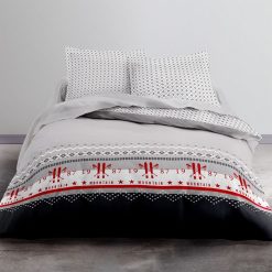 Acheter ???? Today Housse De Couette 220x240 Winter Timberline + 2 Taies 100% Coton 57 Fils ????