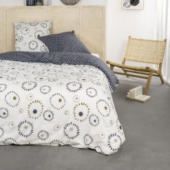 Vente flash ???? Today Housse De Couette 240x260 Sunshine Calenzana + 2 Taies 100% Coton 57 Fils ????