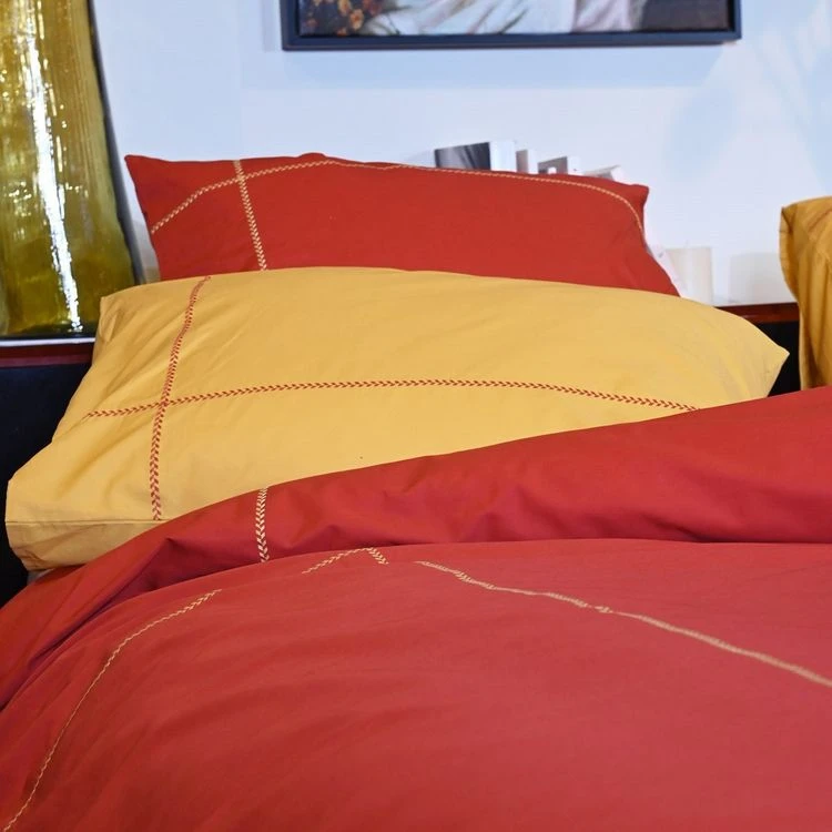 Tout neuf 🎁 Sensei Maison Housse De Couette Brodée En Percale De Coton CHEVRON 🥰 2 Tout neuf 🎁 Sensei Maison Housse De Couette Brodée En Percale De Coton CHEVRON 🥰 – Image 2