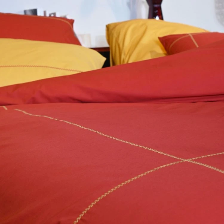 Tout neuf 🎁 Sensei Maison Housse De Couette Brodée En Percale De Coton CHEVRON 🥰 3 Tout neuf 🎁 Sensei Maison Housse De Couette Brodée En Percale De Coton CHEVRON 🥰 – Image 3