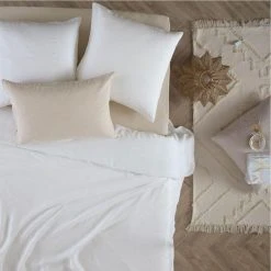 Offres 😉 Housse De Couette Lin Adorable 240x220cm Blanc ✨