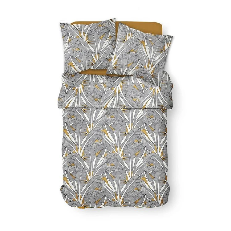 Le moins cher 🎁 Today Housse De Couette 220x240 Sunshine Trait Végétal + 2 Taies 100% Coton 57 Fils ✔️ 3 Le moins cher 🎁 Today Housse De Couette 220x240 Sunshine Trait Végétal + 2 Taies 100% Coton 57 Fils ✔️ – Image 3