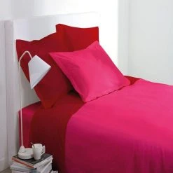 Meilleure vente 👍 Housse De Couette 140x200cm Fuchsia ❤️