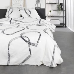 Grosses soldes ⭐ Today Housse De Couette 260x240 Sunshine Stamp + 2 Taies 100% Coton 57 Fils ⭐