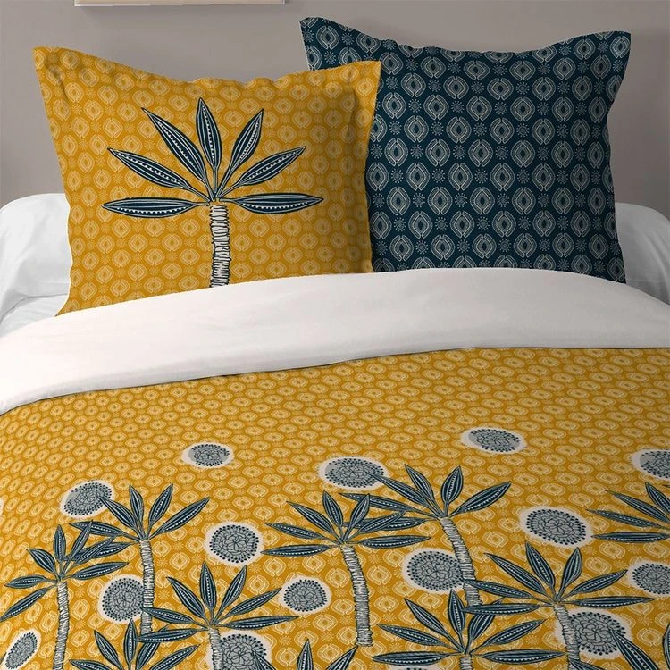 Offres 🧨 Lovely Casa Housse De Couette 240x220 Sakouli + 2 Taies Coton 57 Fils 🛒 2 Offres 🧨 Lovely Casa Housse De Couette 240x220 Sakouli + 2 Taies Coton 57 Fils 🛒 – Image 2