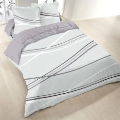 Top 10 👍 Dourev Housse De Couette 220x240cm Imprimée Zig Zag + 2 Taies ✨