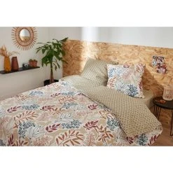 Coupon 🎉 Parure De Drap En Coton 65 Fils Motif Floral TASSEL 😀