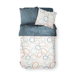 Grosses soldes ???? Today Housse De Couette 240x260 Sunshine Malone + 2 Taies 100% Coton 57 Fils ✨