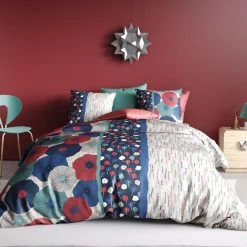 Tout neuf ⭐ No Name Housse De Couette 240x220 Agueda + 2 Taies 100% Coton 57 Fils 😉