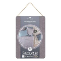 Le moins cher ???? Housse De Couette Lin Adorable 260x240cm Gris Ardoise ???? 2 Le moins cher ???? Housse De Couette Lin Adorable 260x240cm Gris Ardoise ???? -LOLLYBEL Magasin unnamed file 1431