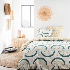 Bon marché ⌛ Today Housse De Couette 220x240 Sunshine Arcsmile + 2 Taies 100% Coton 57 Fils ????