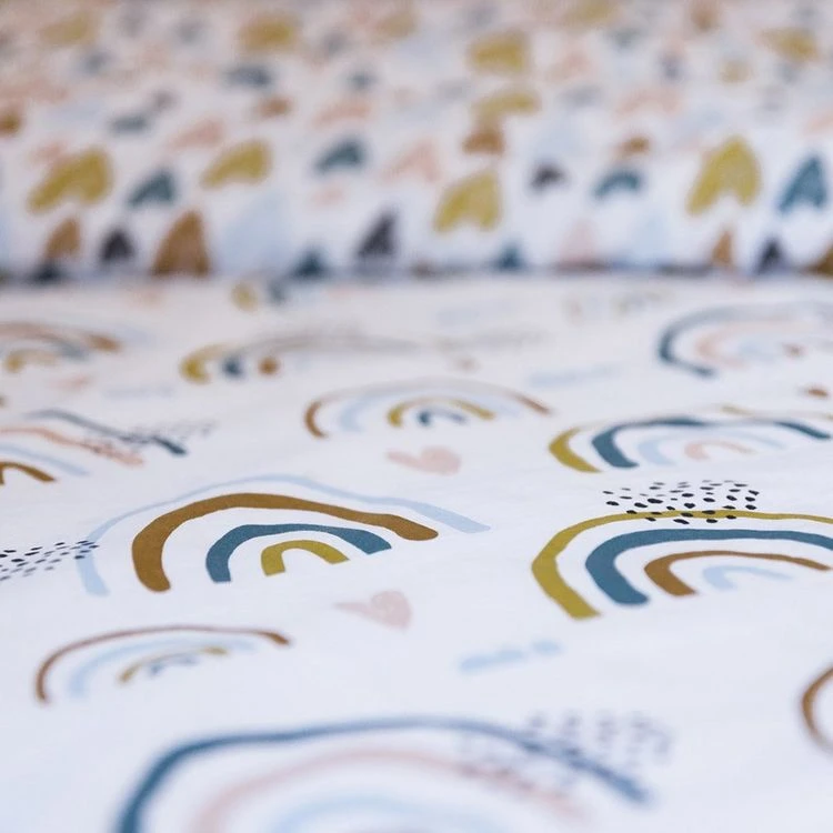 Offres 🥰 No Name Housse De Couette 200x200 + 2 Taies Arcoeur Coton 57 Fils 💯 3 Offres 🥰 No Name Housse De Couette 200x200 + 2 Taies Arcoeur Coton 57 Fils 💯 – Image 3