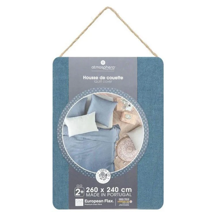 Top 10 🌟 Housse De Couette Lin Adorable 240x220cm Bleu Canard ⭐ 3 Top 10 🌟 Housse De Couette Lin Adorable 240x220cm Bleu Canard ⭐ – Image 3