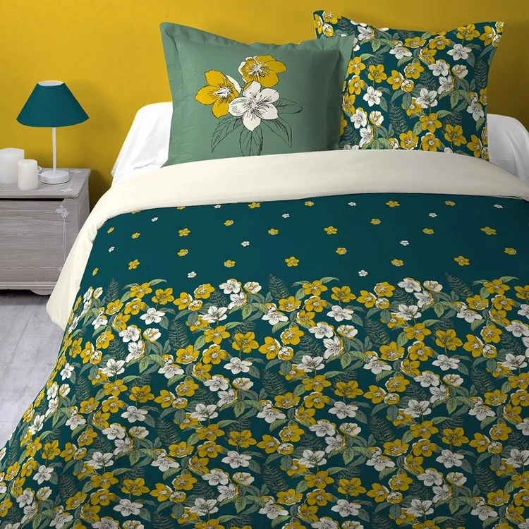 Offres 🧨 Lovely Casa Housse De Couette 260x240 Daphné + 2 Taies Coton 57 Fils 🔔 1 Offres 🧨 Lovely Casa Housse De Couette 260x240 Daphné + 2 Taies Coton 57 Fils 🔔