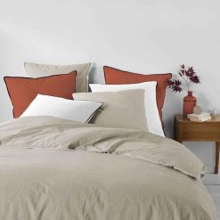 Grosses soldes ???? Paris Prix Parure De Lit 3 Pièces Linette 240x220cm Lin ????