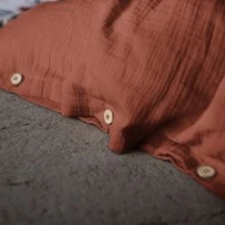 Sortie 🌟 No Name Housse De Couette Unie 200x200 Cm Gaze De Coton Terracotta 🛒 5 Sortie 🌟 No Name Housse De Couette Unie 200x200 Cm Gaze De Coton Terracotta 🛒 -LOLLYBEL Magasin unnamed file 1532