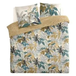 De gros 🛒 ATMOSPHERA Housse De Couette 240x220 Celya + 2 Taies 100% Coton 57 Fils 🔥