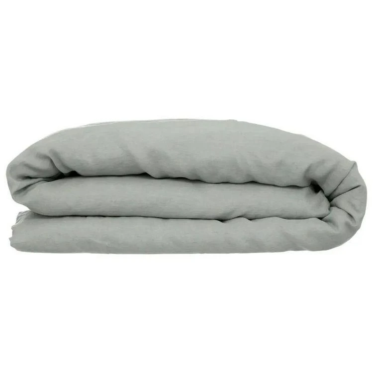 Grosses soldes 🛒 Housse De Couette Lin Adorable 240x220cm Vert Céladon 🛒 2 Grosses soldes 🛒 Housse De Couette Lin Adorable 240x220cm Vert Céladon 🛒 – Image 2