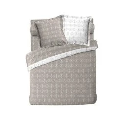 De gros 🛒 Paris Prix Housse De Couette Aristide 240x220cm Naturel 🎁
