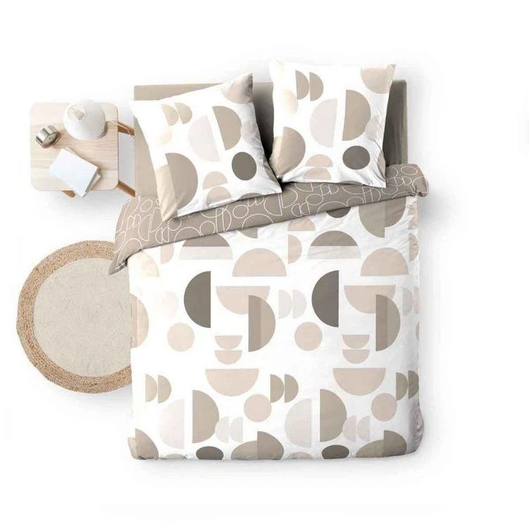 Meilleure vente 👏 Paris Prix Parure De Lit 3 Pièces Pastille 240x220cm Taupe 😉 2 Meilleure vente 👏 Paris Prix Parure De Lit 3 Pièces Pastille 240x220cm Taupe 😉 – Image 2