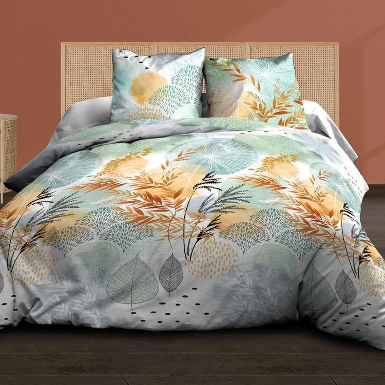 Nouveau 🥰 Kaliss Housse De Couette 240x260 Aquarel + 2 Taies 100% Coton 57 Fils ❤️ 1 Nouveau 🥰 Kaliss Housse De Couette 240x260 Aquarel + 2 Taies 100% Coton 57 Fils ❤️