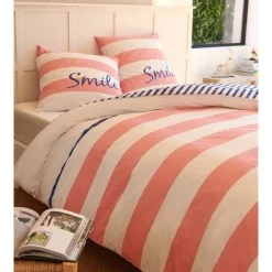 Meilleur prix 👍 Parure Housse De Couette Fantaisie En Coton 57 Fils SHELLA 😉