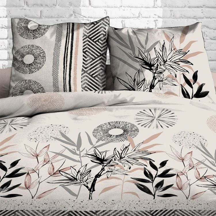 Sortie 🥰 Kaliss Housse De Couette 240x260 Stevia + 2 Taies 100% Coton 57 Fils 🎁 2 Sortie 🥰 Kaliss Housse De Couette 240x260 Stevia + 2 Taies 100% Coton 57 Fils 🎁 – Image 2