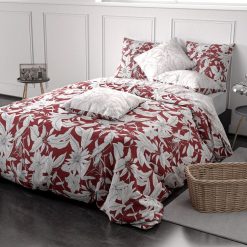 Acheter ???? No Name Housse De Couette 240x220 + 2 Taies Bonheur Coton Percale 71 Fils ????