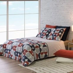 Tout neuf 🛒 No Name Housse De Couette 260x240 Moon + 2 Taies 100% Coton 57 Fils 😀