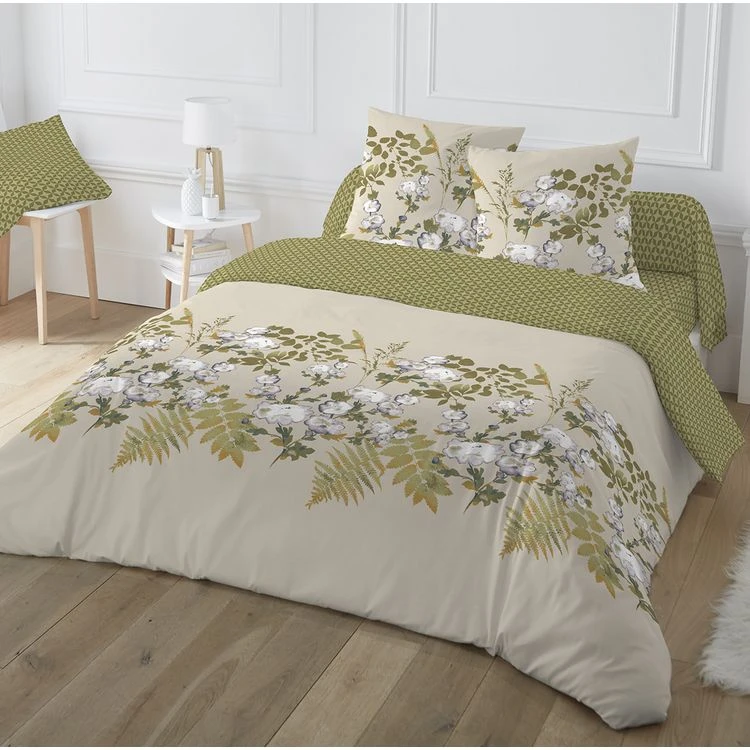 Coupon 🛒 Parure Housse De Couette En Polycoton Motifs Floral SANDO 🛒 1 Coupon 🛒 Parure Housse De Couette En Polycoton Motifs Floral SANDO 🛒