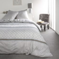 Tout neuf ???? Today Housse De Couette 220x240 Sunshine Greyhive + 2 Taies 100% Coton 57 Fils ????